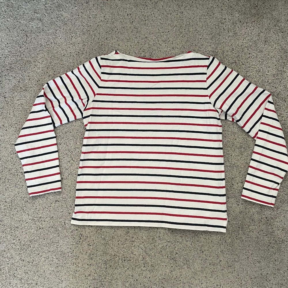 Uniqlo striped, long sleeve shirt, size small